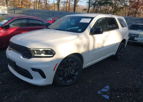 2022 Dodge Durango Sxt Awd z USA, uszkodzony, nr VIN 1C4RDJAG8NC129834